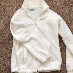 Columbia White Fleece size M